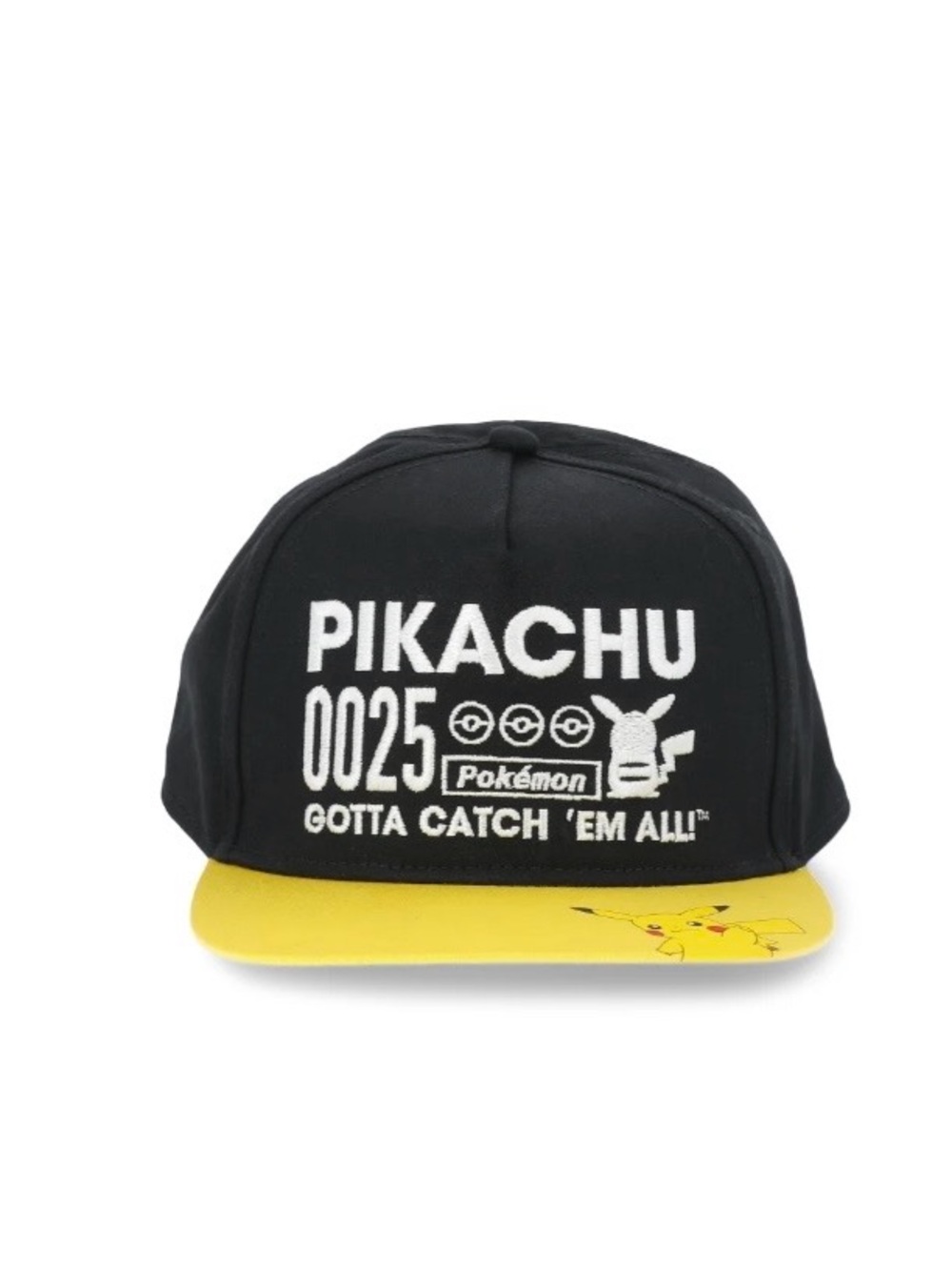 Pokémon Boys Pikachu Cotton Snapback Hat, One Size Fits Most